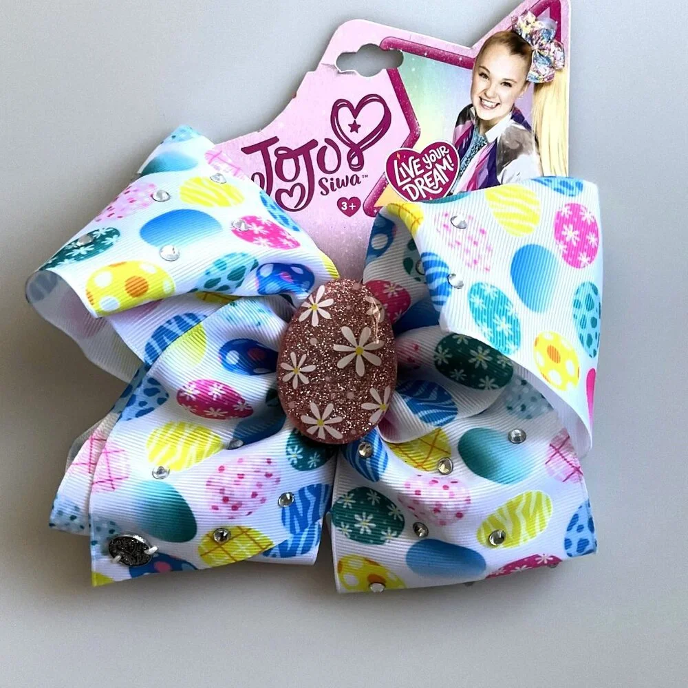 EASTER EGG GEMS BOW JOJO SIWA, LIMITED EDITION